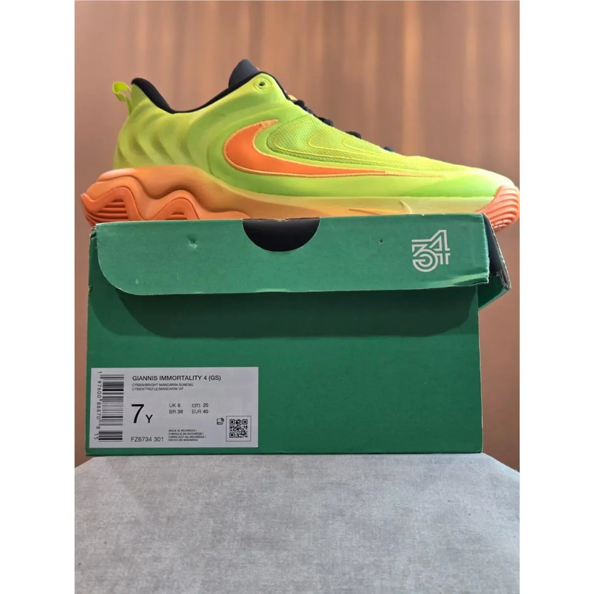 Nike shoes - Nike Giannis Immortality - Giannis Immortality - FZ6734-301 - Yellow 5