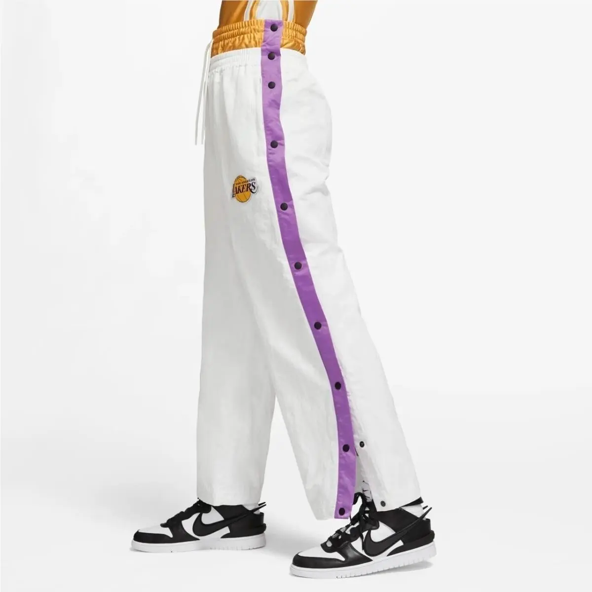 Nike Ambush Lakers Tearaway Pants Womens L White Nba Track Gorpcore Snap