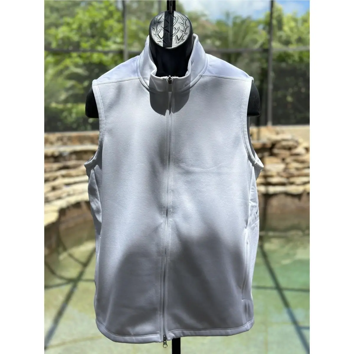 Nike Men`s Therma-fit Golf Vest M DQ4573-100 - Warm Lightweight Activewear