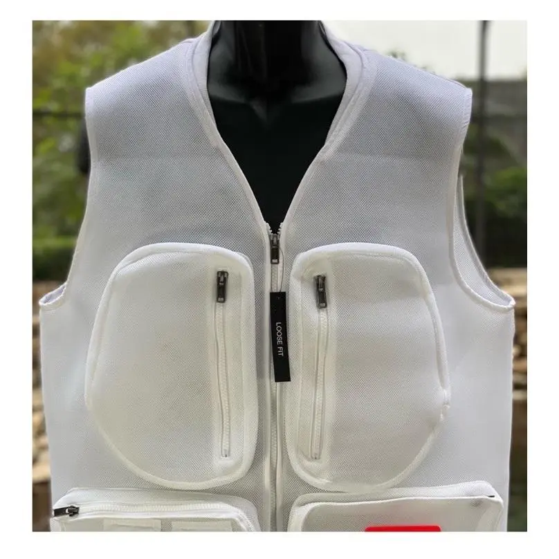 Nike Air Jordan 23 Spacer Mesh Vest White L Men’s Athletic Outerwear