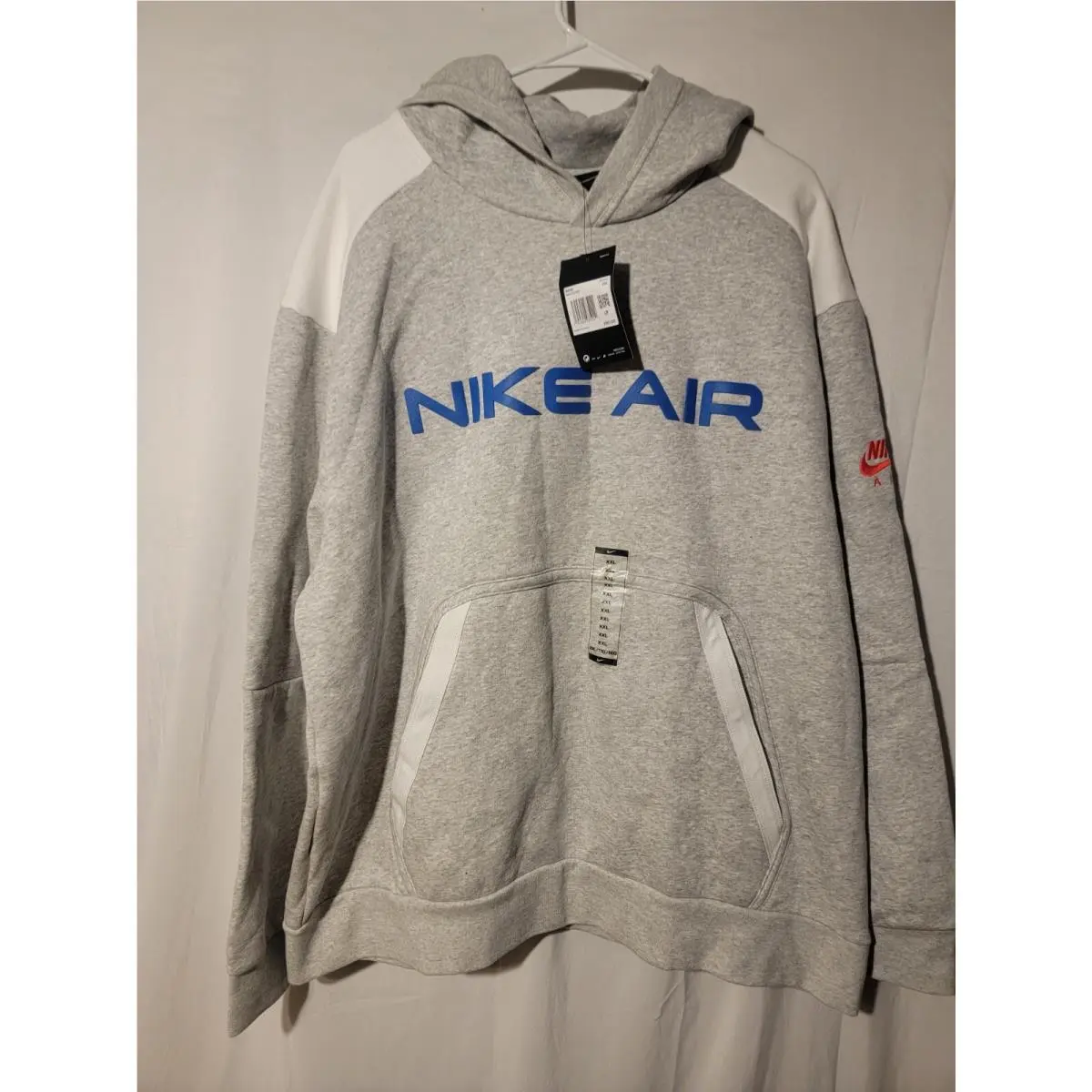 Nike Sportswear Nike Air Flair Hoodie Pullover Gray Men`s Size 2XL DA0212 052