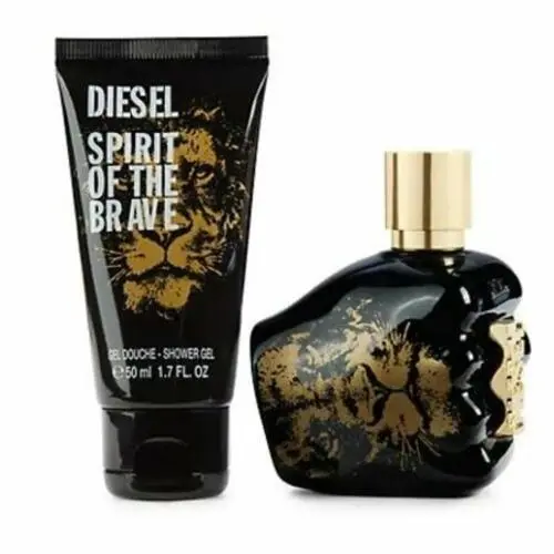 Diesel Spirit of The Brave 2 Piece Gift Set 1.7 oz Edt + 1.7 oz Shower Gel