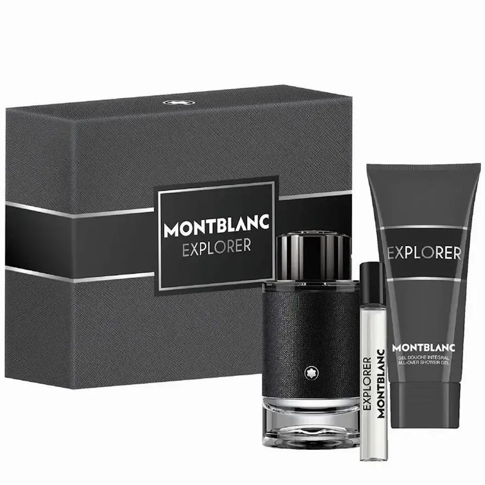 Montblanc Mont Blanc Explorer Edp 3.3 OZ / 100 ML 3-PC SG Mini Spray For Men