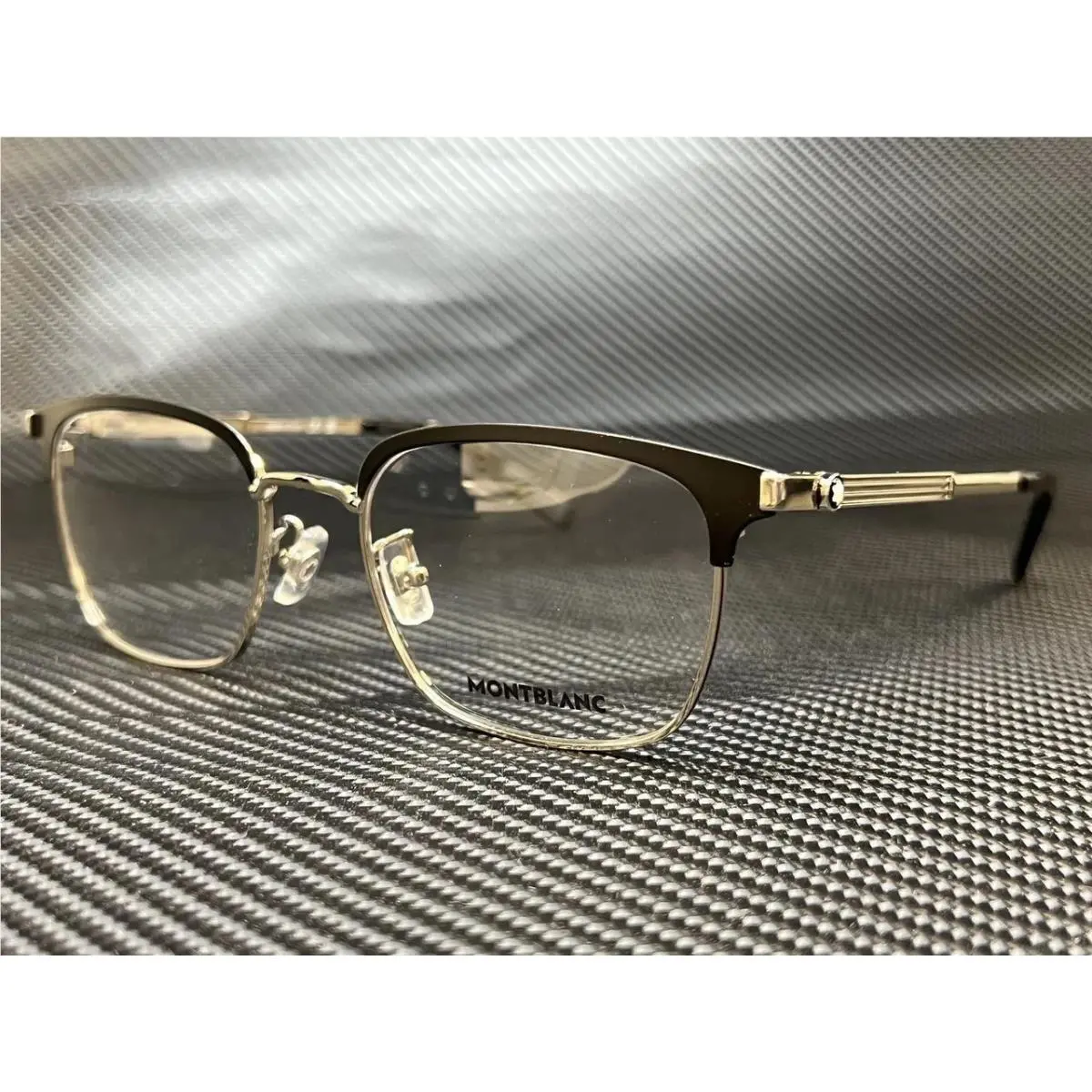 Montblanc Mont Blanc MB0083OK 002 Gold Square Men`s 52-19-140 Eyeglasses