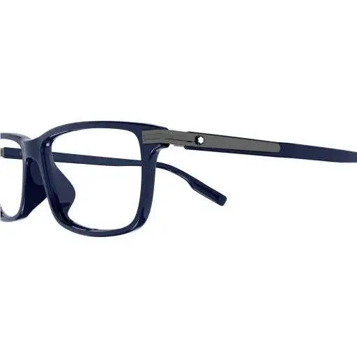 Montblanc MB0217O 003 55-15-145 Blue Eyeglasses