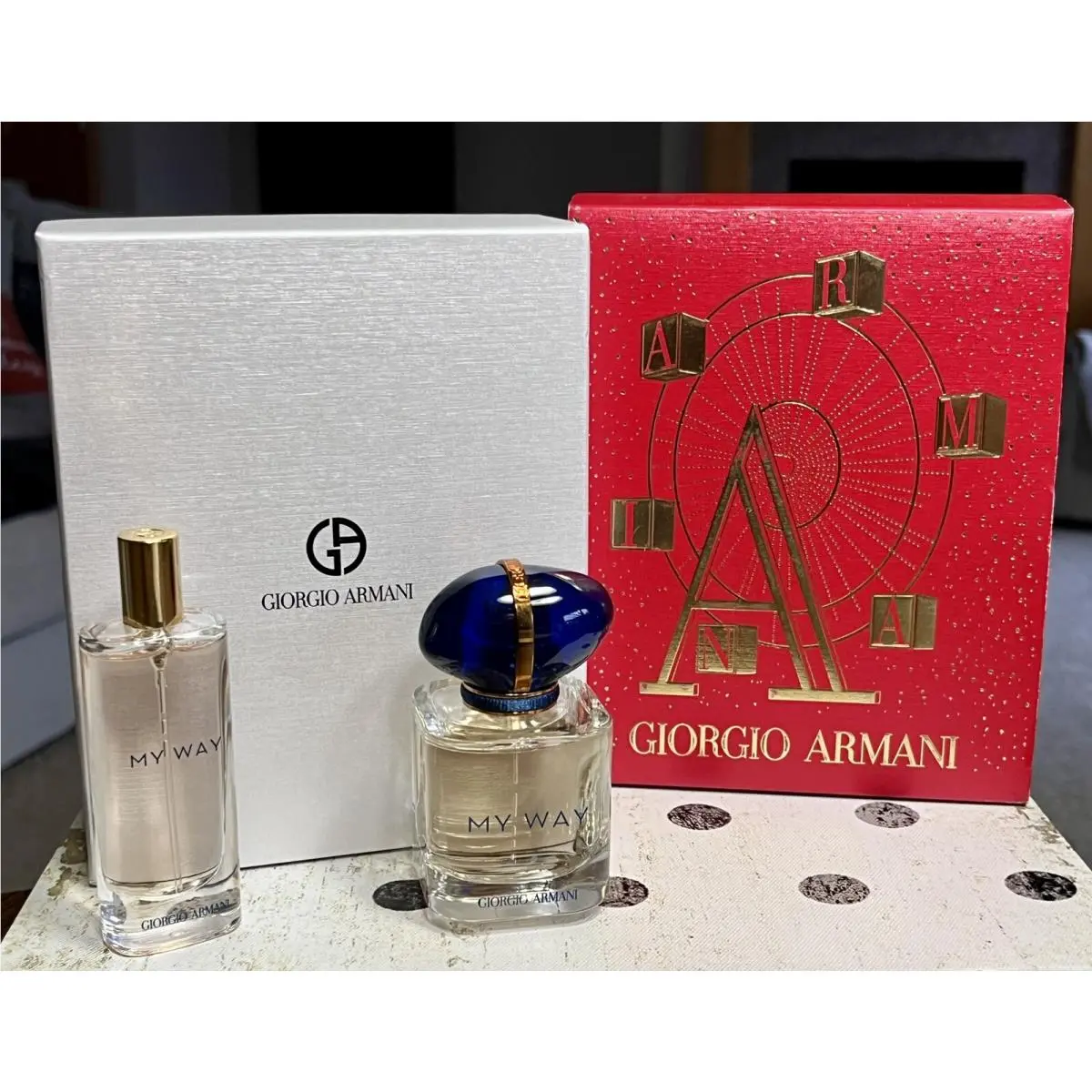 MY Way by Giorgio Armani 2pc Gift Set 1oz .5oz Eau De Parfum For Women