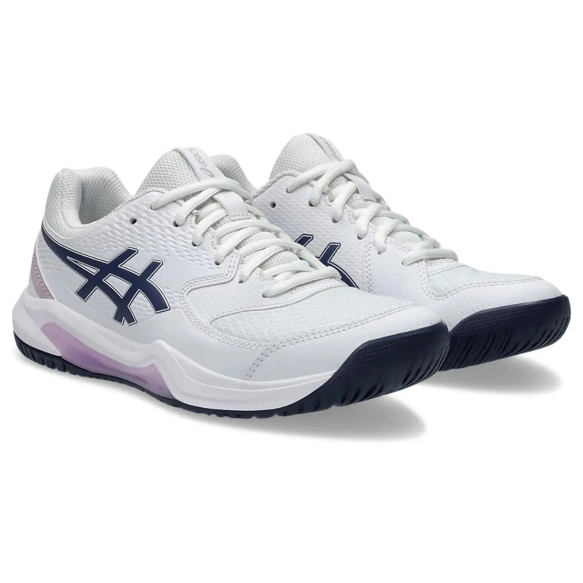 Asics Gel-dedicate 8 1042A237-104 Women`s US 8.5 Wide White Tennis Shoes HAM672
