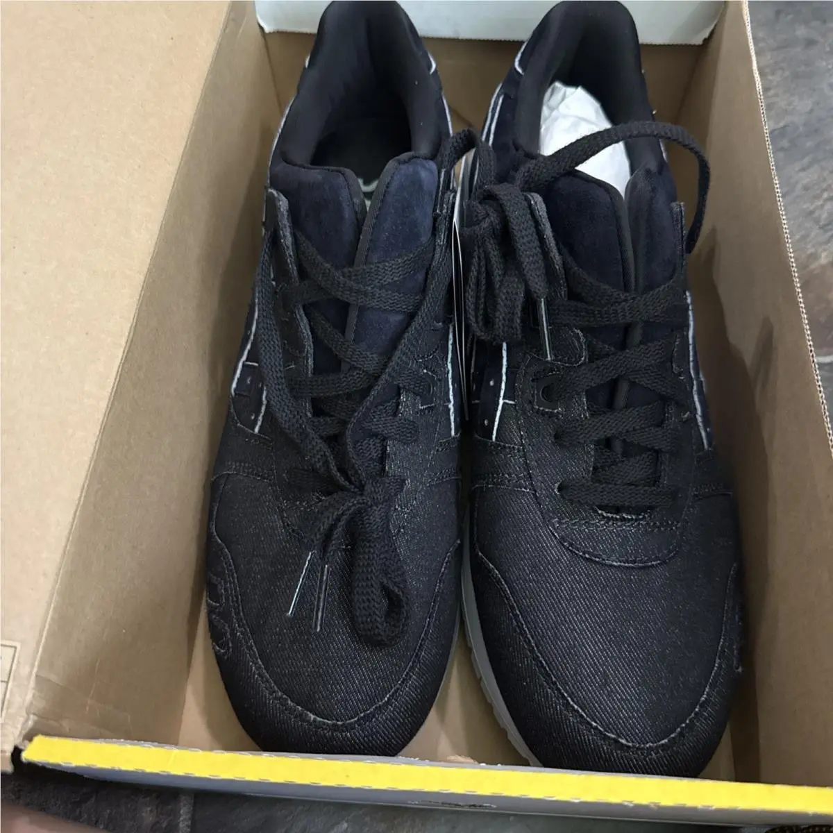 Asics shoes - ASICS Gel Lyte 3 - Gel Lyte - H7ZNQ-9690 - Mid Grey/ Black Denim, Manufacturer: Mineral Beige/Simply Taupe (UPC: 191497051719) 3