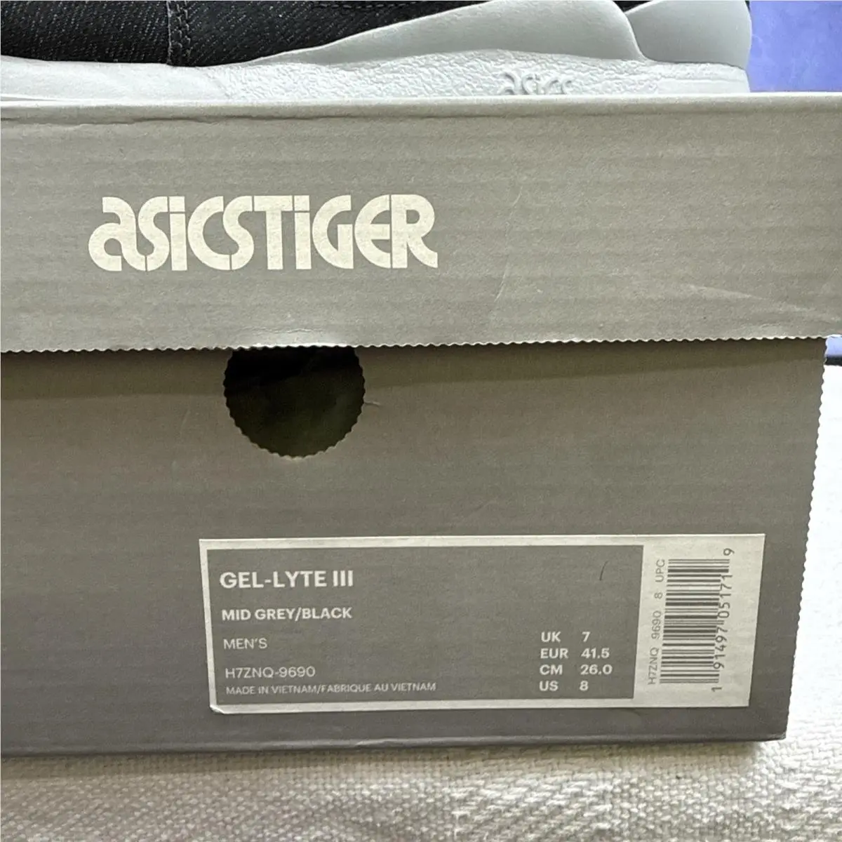 Asics shoes - ASICS GEL-Lyte III - III - H7ZNQ-9690 - Black (UPC: 0191497051719) 7