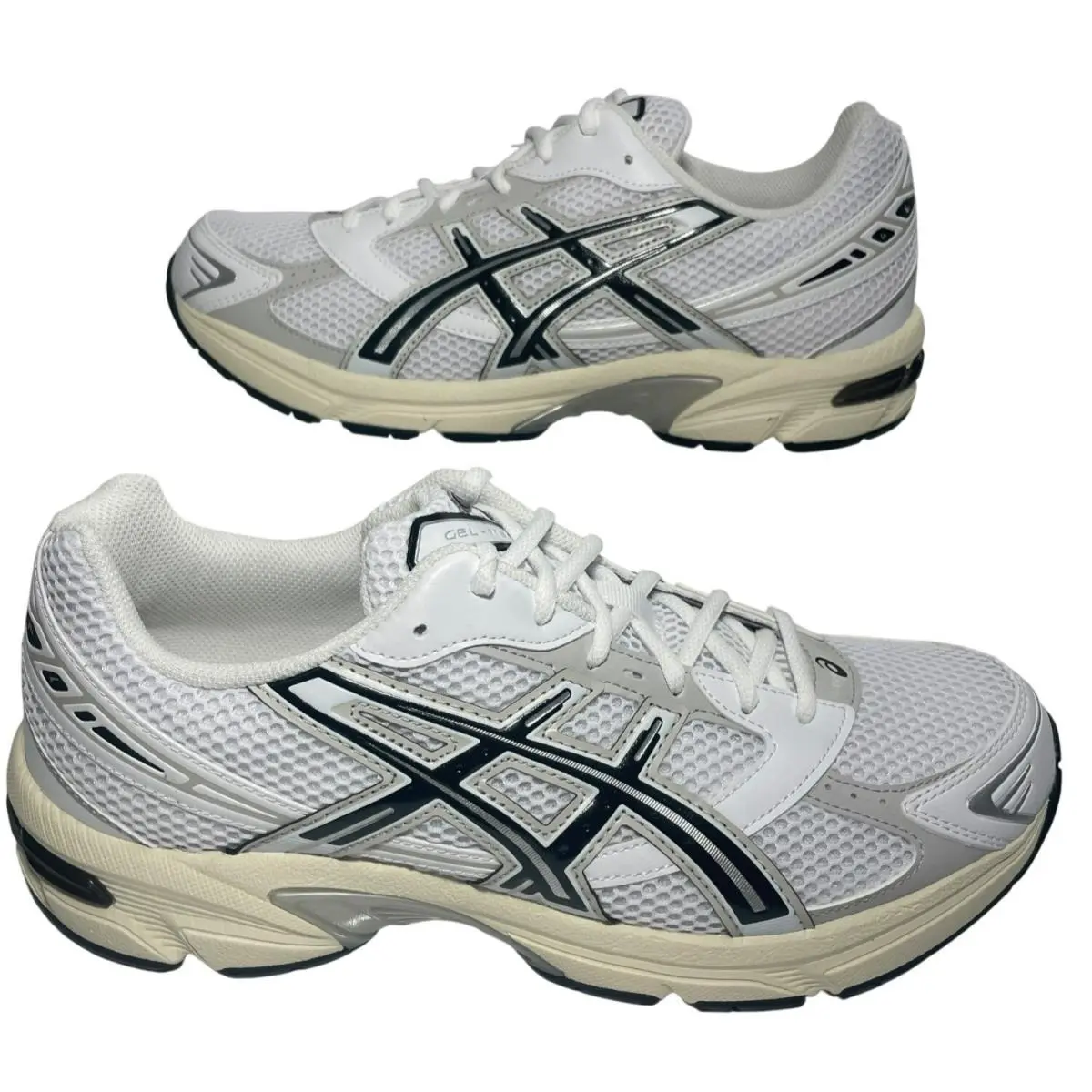 Asics Gel-1130 White/cloud Grey Running Athletic Shoes Men`s 10 Wmn`s 11.5