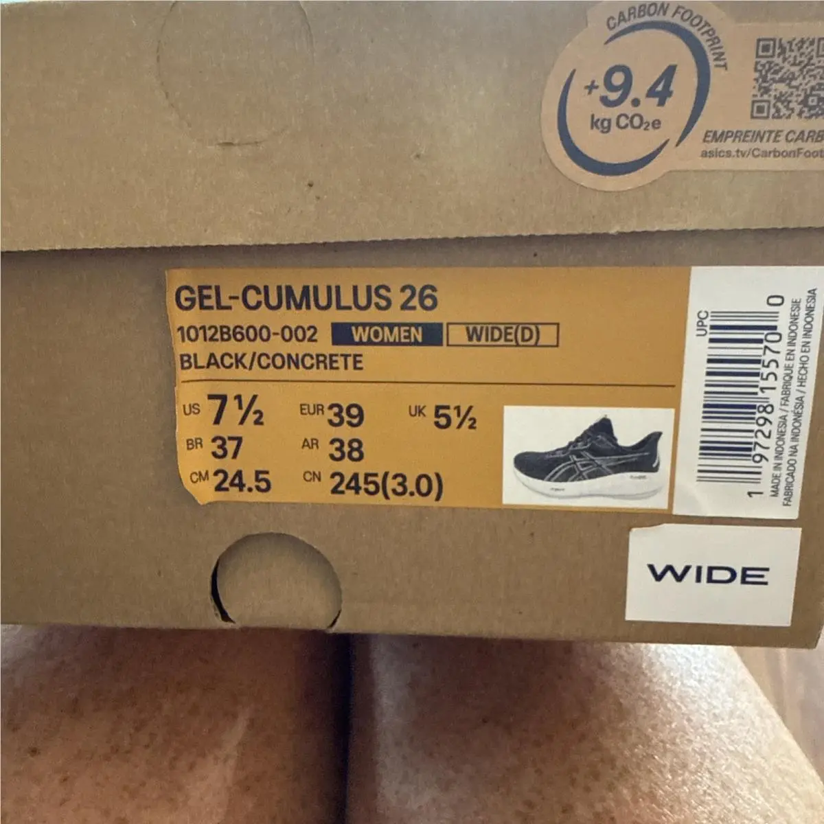 Asics shoes - ASICS Gel Cumulus 26 - Gel Cumulus - Black 1
