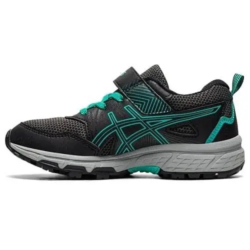 Asics Kid`s Pre Venture 8 Pre-school Running Shoes 1.5 Black/baltic Jewel
