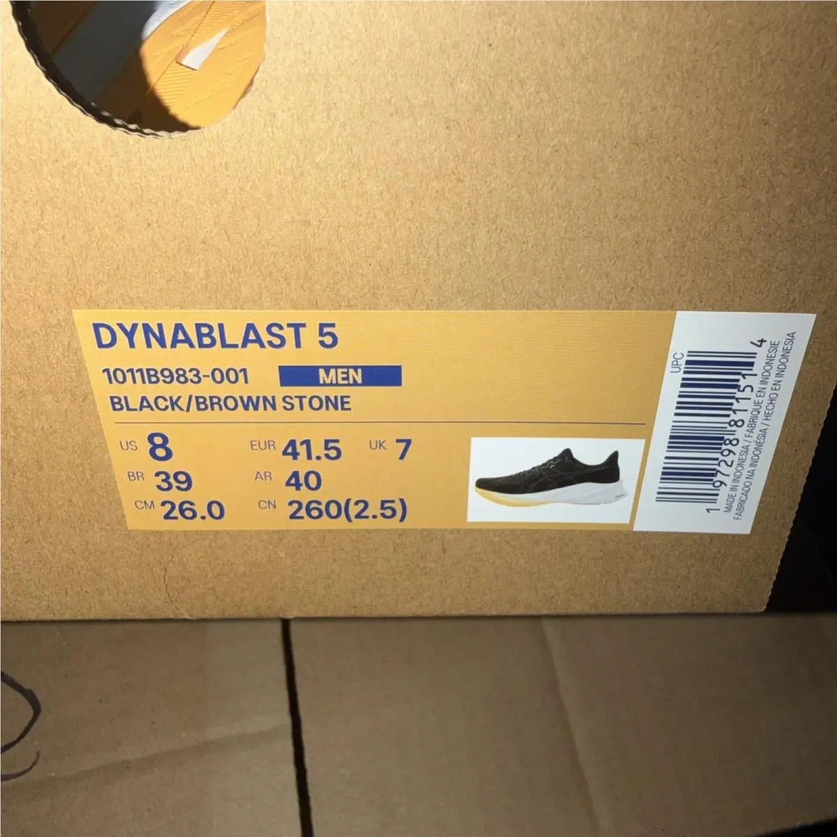 Asics shoes - ASICS Dynablast - Dynablast - Gray (UPC: 0197298811477) 3
