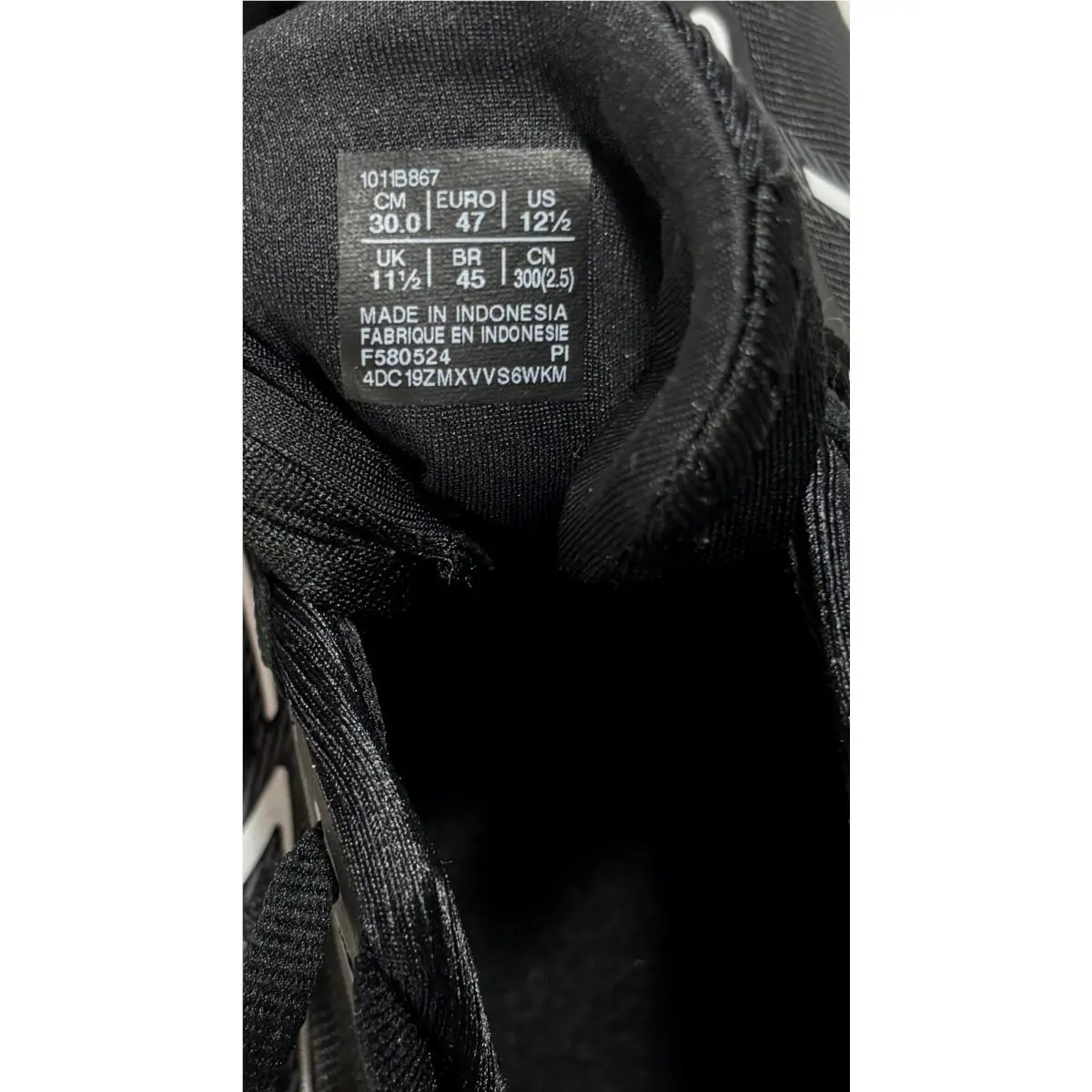 Asics shoes - ASICS - 1011B867-002 - Black/White (UPC: 0197298396479) 7