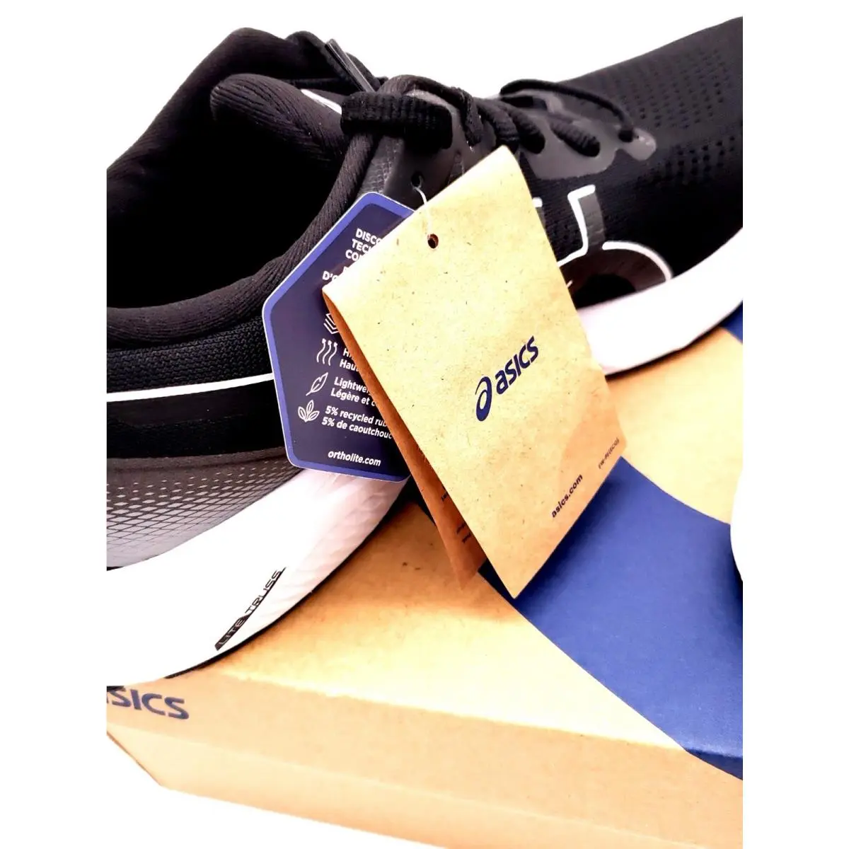 Asics shoes - ASICS - 1011B867-002 - Black/White (UPC: 0197298396479) 7