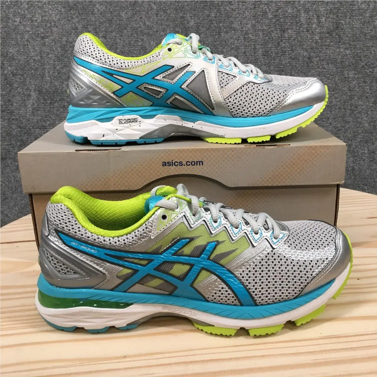 Asics GT 2000 4 Shoes Womens 8.5 EE Running Sneakers T659N Silver Multicolor