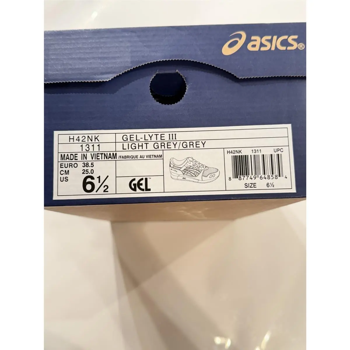 Asics shoes - ASICS GEL-Lyte III - III - H42NK - Beige Grey Orange 15