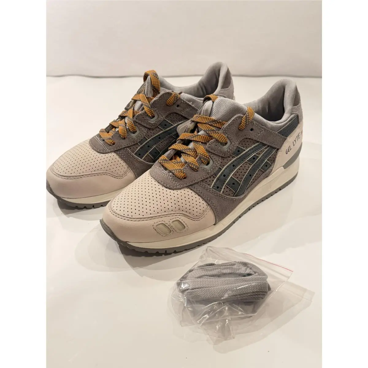 Asics shoes - ASICS GEL-Lyte III - III - H42NK - Beige Grey Orange 6