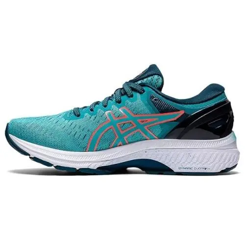 Asics shoes - ASICS GEL-Kayano 27 - 1012A649-300 - Techno Cyan/Sunrise Red 0