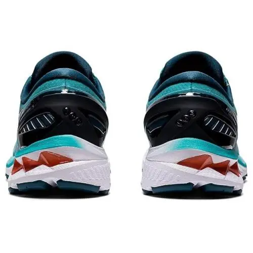 Asics shoes - ASICS GEL-Kayano 27 - 1012A649-300 - Techno Cyan/Sunrise Red 4