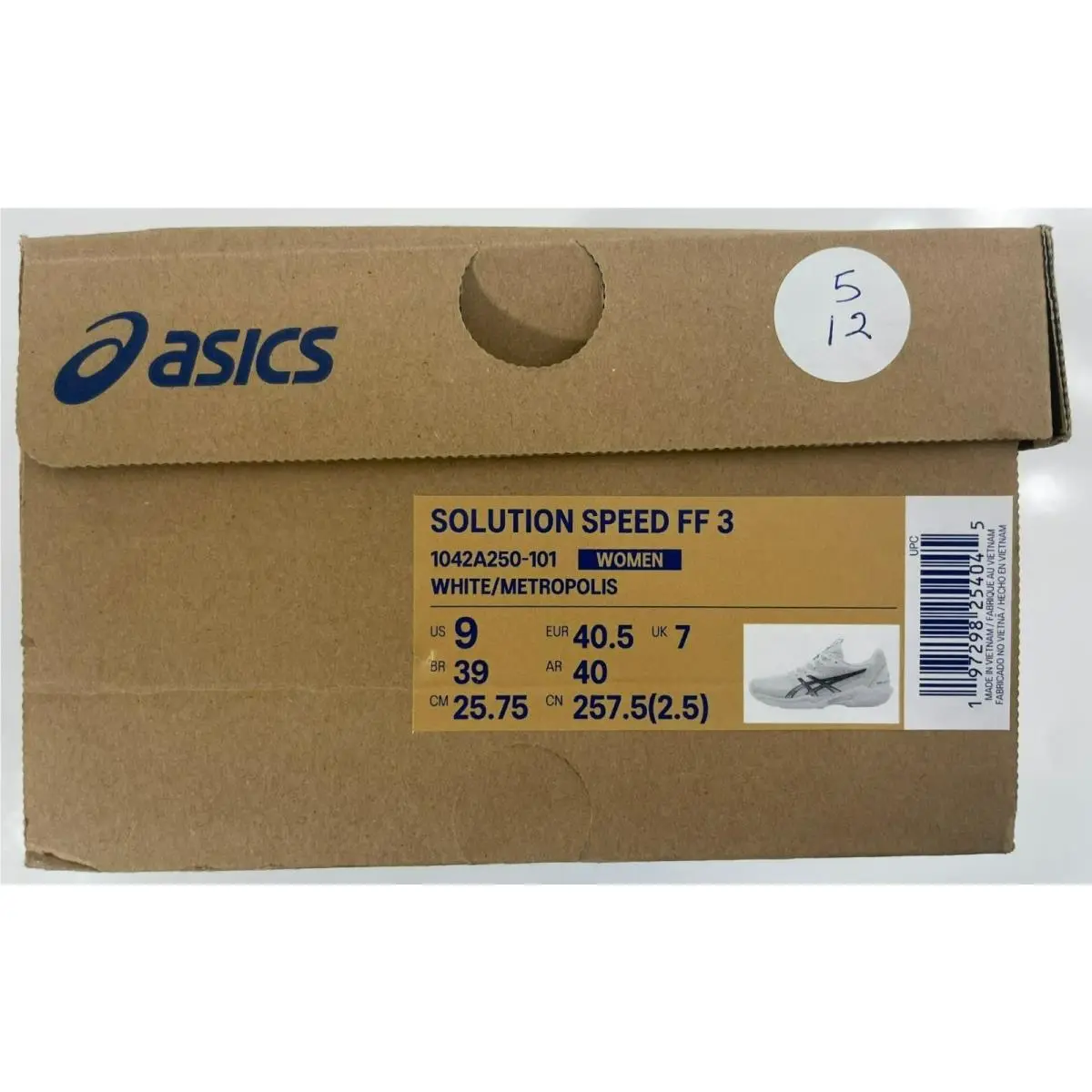 Asics shoes - ASICS Solution Speed FF - Solution Speed - White 4