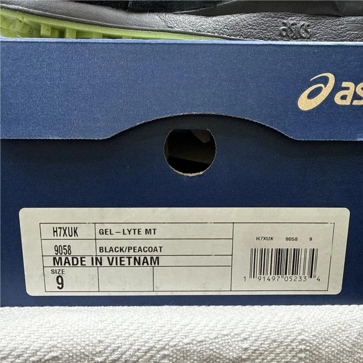 Asics shoes - ASICS GEL Lyte MT - GEL Lyte - H7XUK-9058 - Black (UPC: 0191497052334) 7