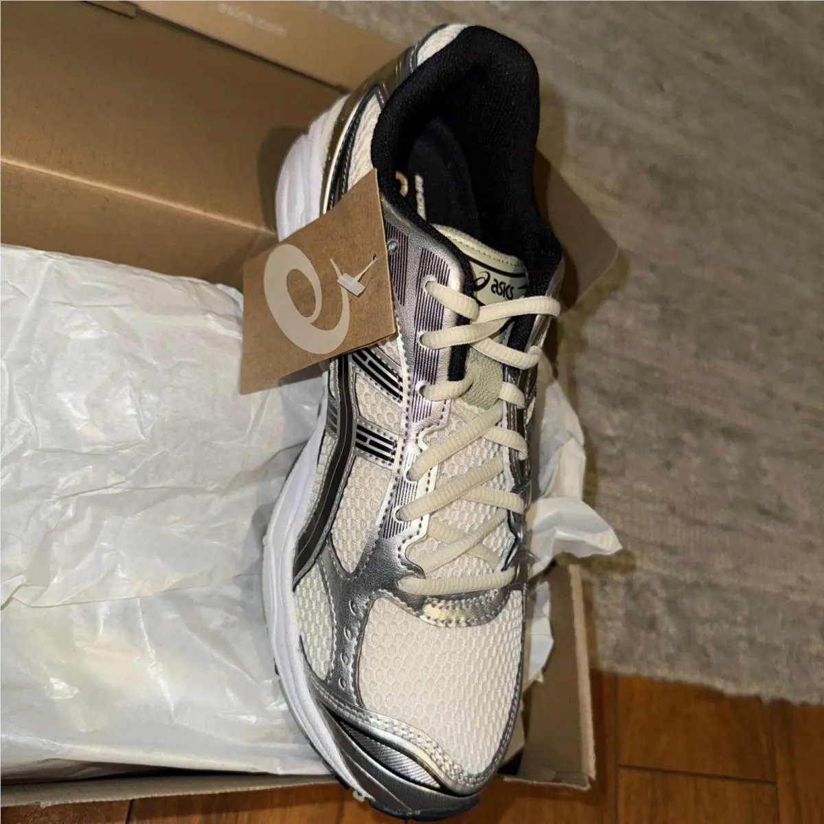 Asics shoes - ASICS Gel Kayano - Gel Kayano - 1203A537-200 - Ivory, Manufacturer: Birch/Pure Silver 3