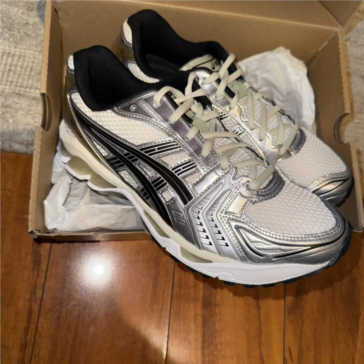 Asics shoes - ASICS Gel Kayano - Gel Kayano - 1203A537-200 - Ivory, Manufacturer: Birch/Pure Silver 4