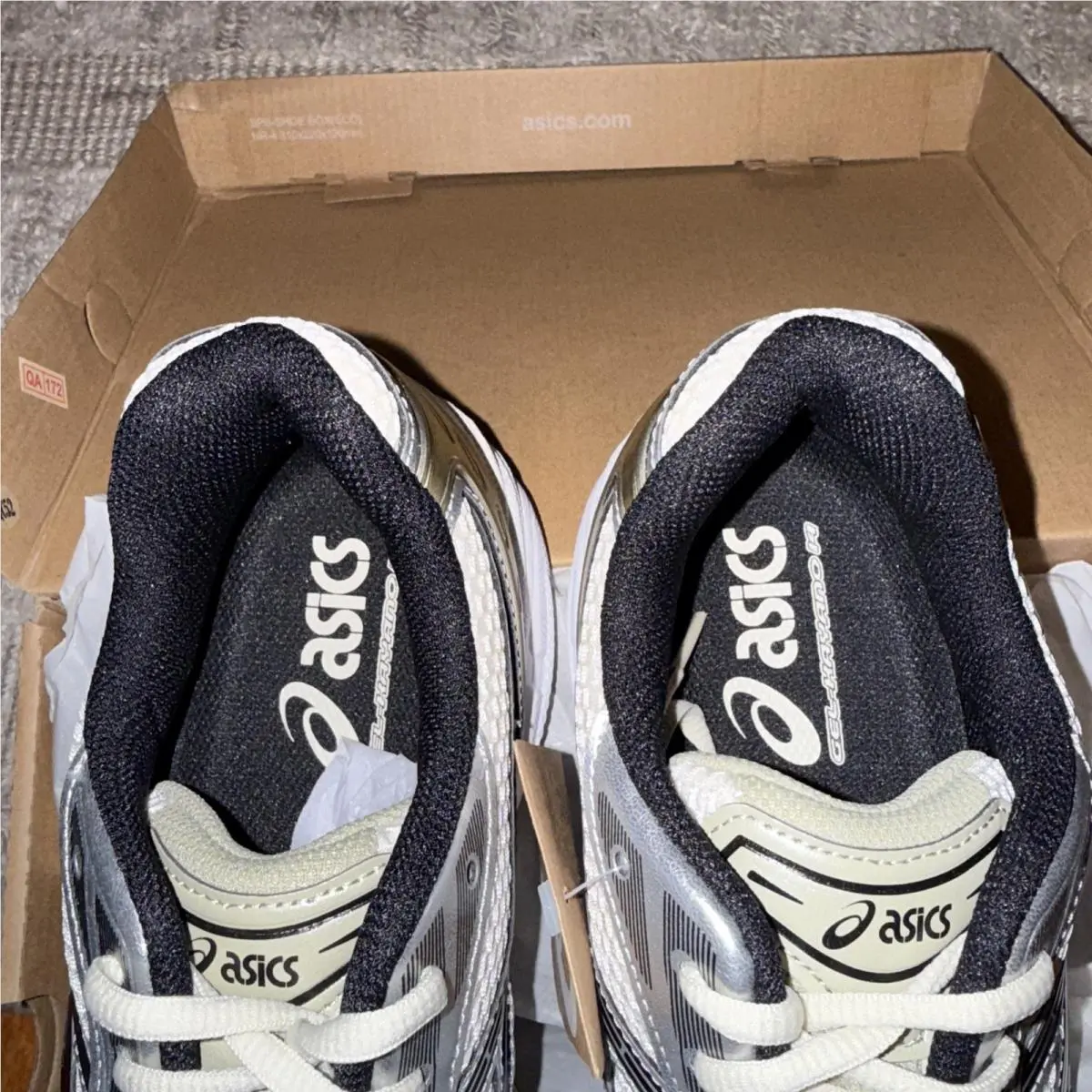 Asics shoes - ASICS Gel Kayano - Gel Kayano - 1203A537-200 - Ivory, Manufacturer: Birch/Pure Silver 6