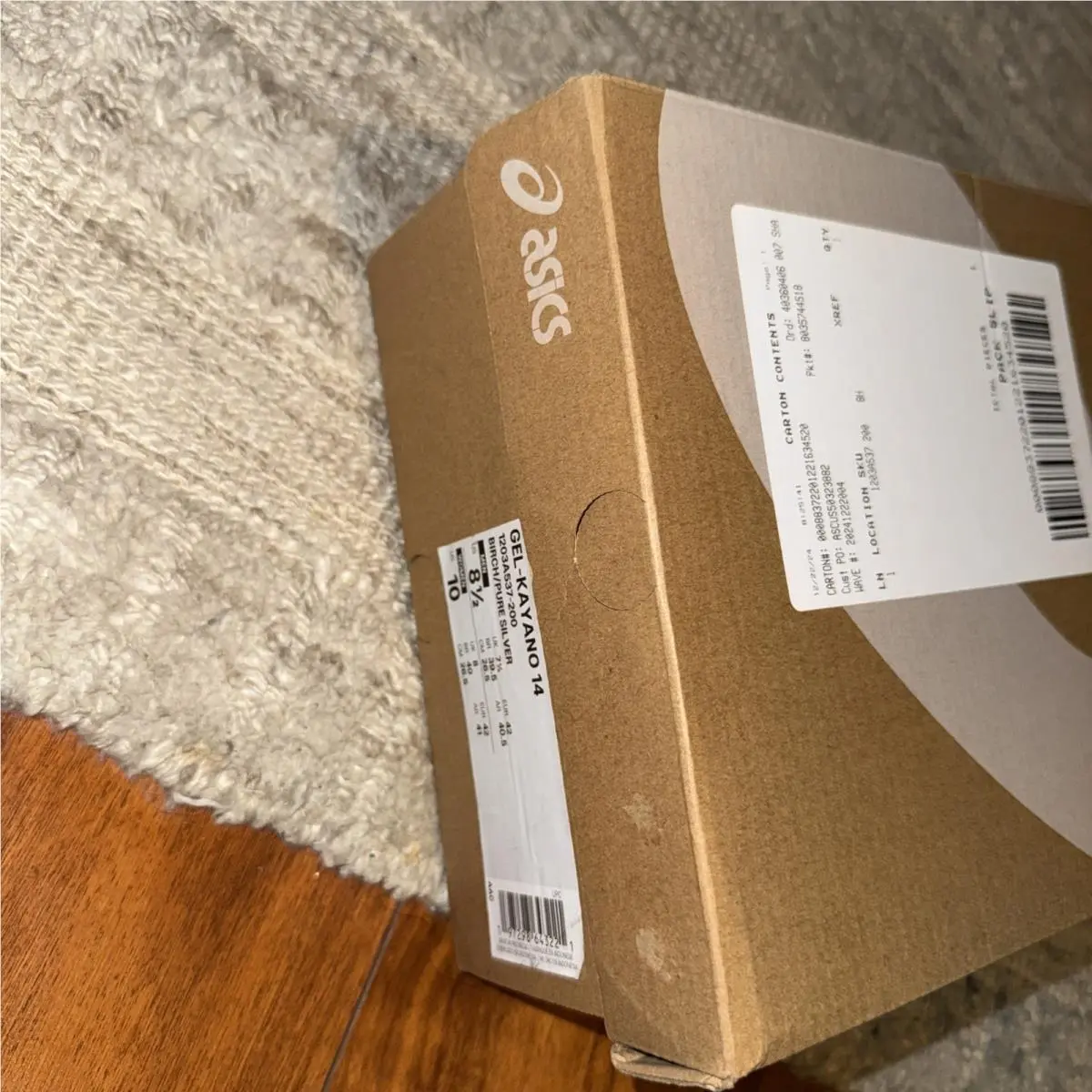 Asics shoes - ASICS Gel Kayano - Gel Kayano - 1203A537-200 - Ivory, Manufacturer: Birch/Pure Silver 7