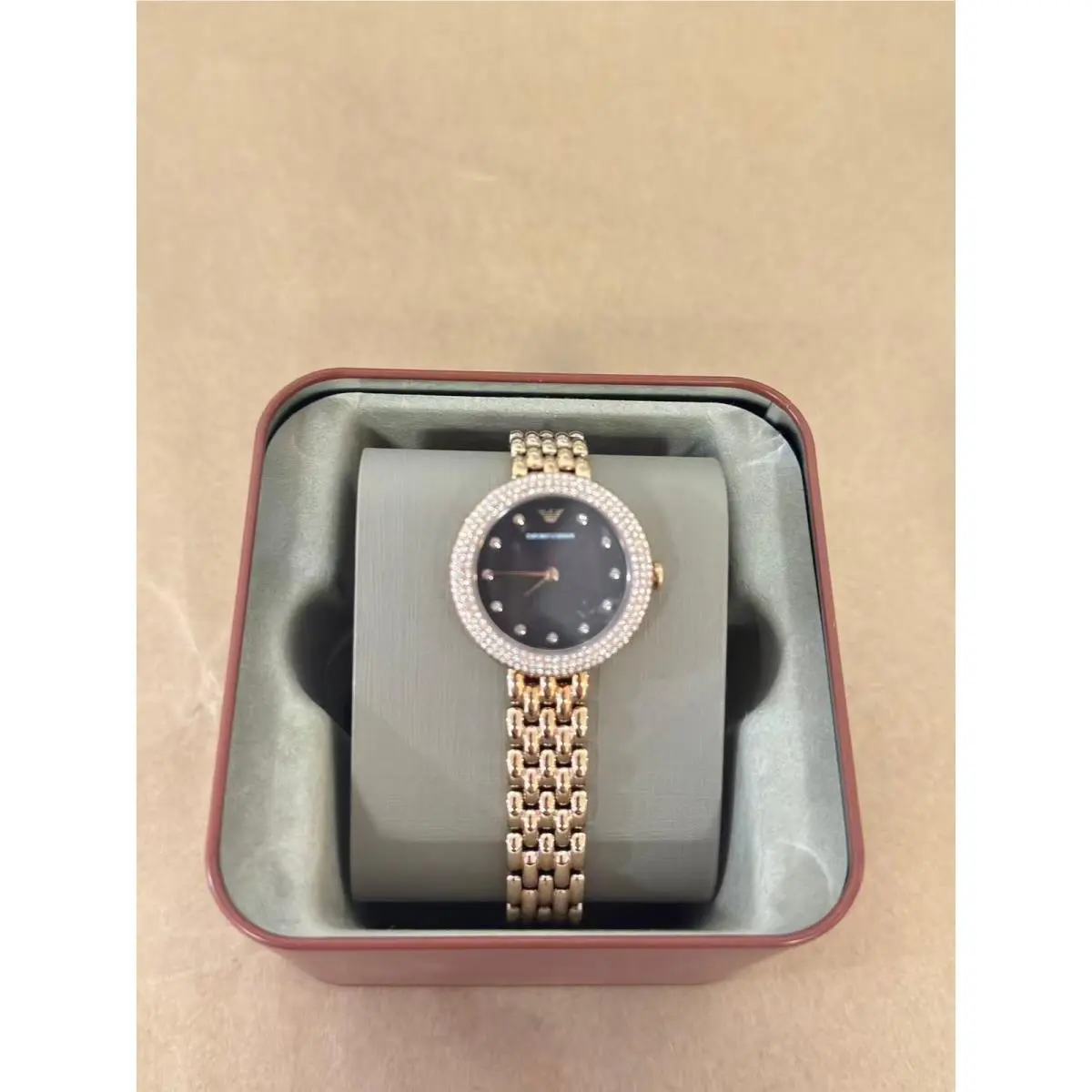 Emporio Armani AR11418 Rose Gold-tone Ladies Watch