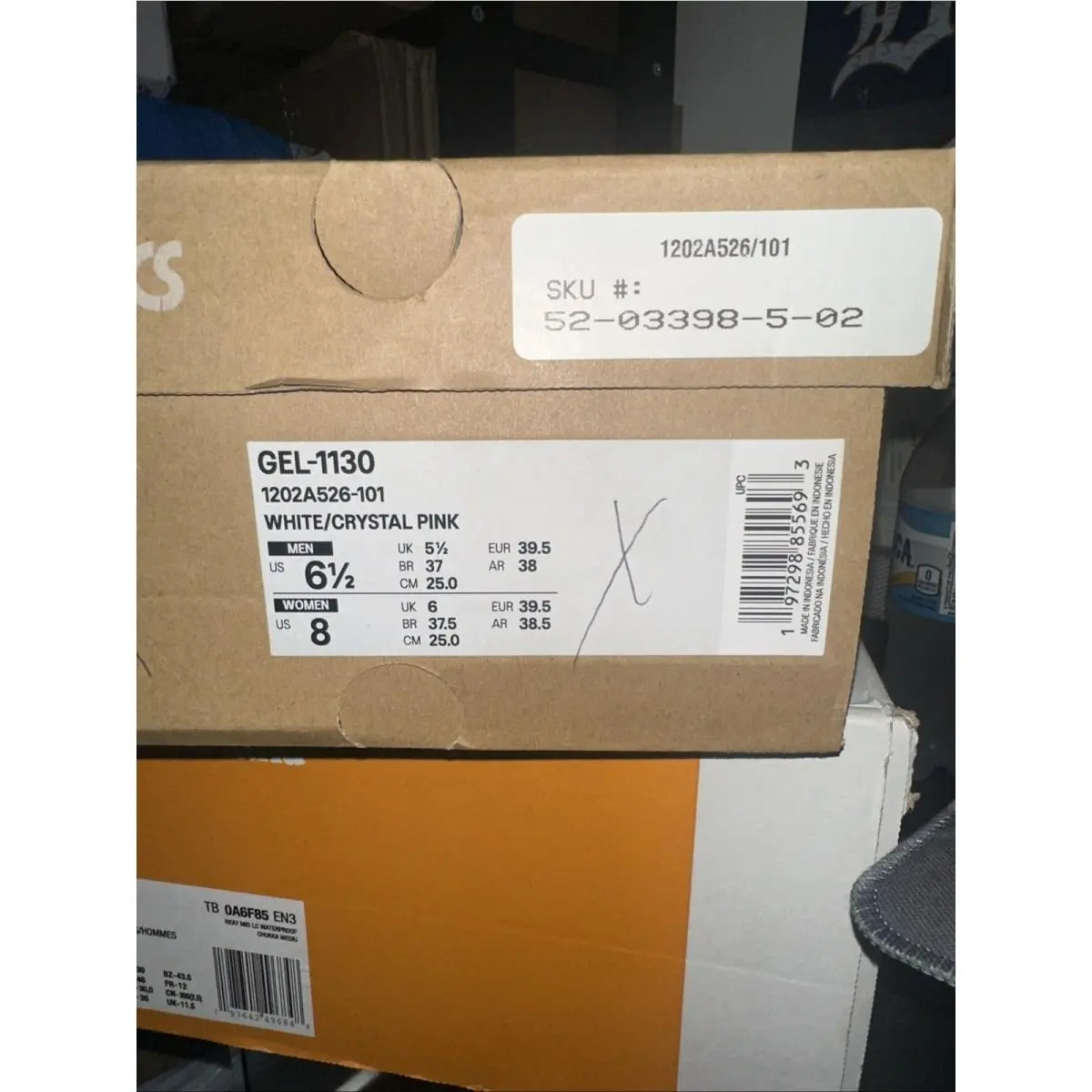 Asics shoes - ASICS Gel 1130 - Gel - 1202A526-101 - Pink (UPC: 197298855693) 5