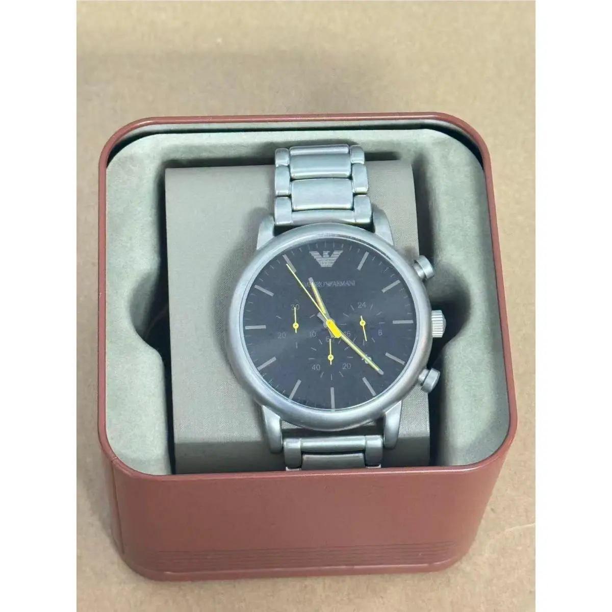 Emporio Armani Luigi AR11324 Chronograph Black Dia Watch For Men