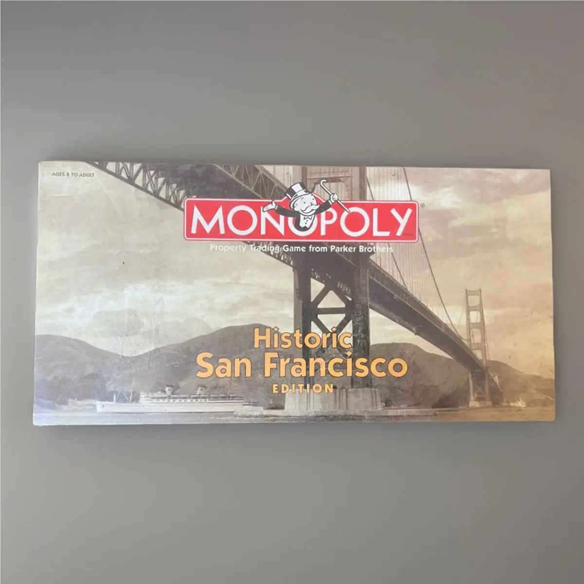 Monopoly San Francisco Edition Board Game Vintage Parker Brothers Ne