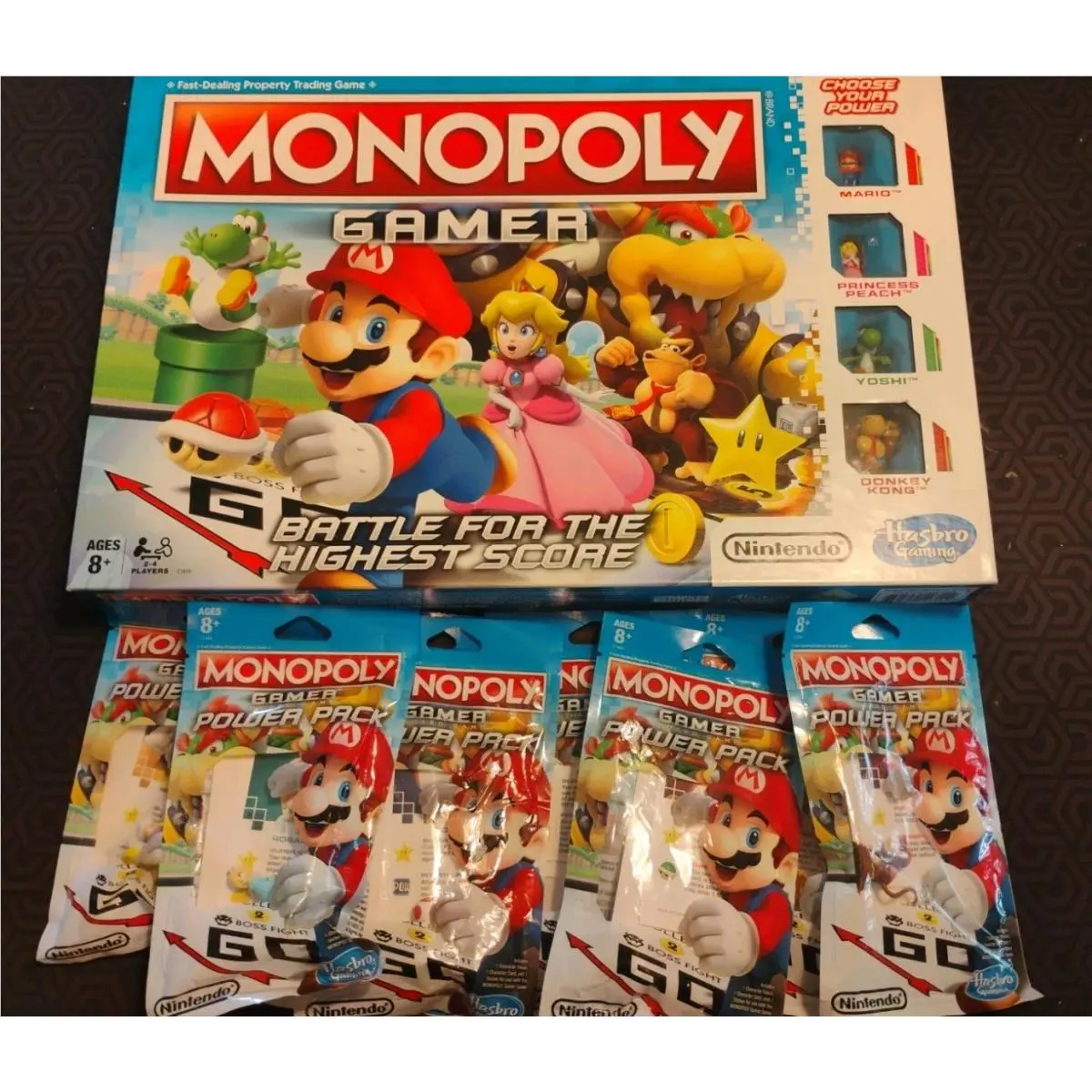 Hasbro Monopoly Gamer + All 8 Power Packs