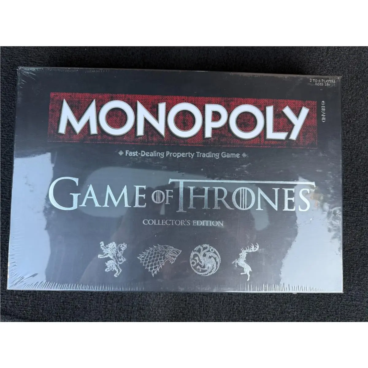 Monopoly Game of Thrones Collector`s Edition Board Game Complete