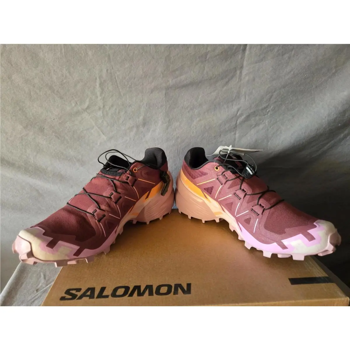 Salomon shoes - Salomon Speedcross 6 - Speedcross - L47581800 - Purple, Manufacturer: Catawba Grape/Papaya/Deauville Mauve (UPC: 737566871552) 3