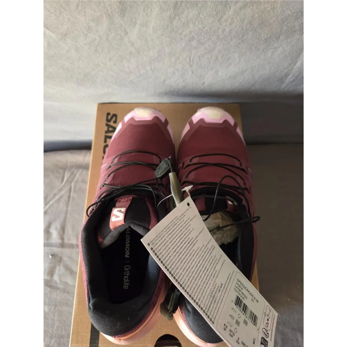 Salomon shoes - Salomon Speedcross 6 - Speedcross - L47581800 - Purple, Manufacturer: Catawba Grape/Papaya/Deauville Mauve (UPC: 737566871552) 7