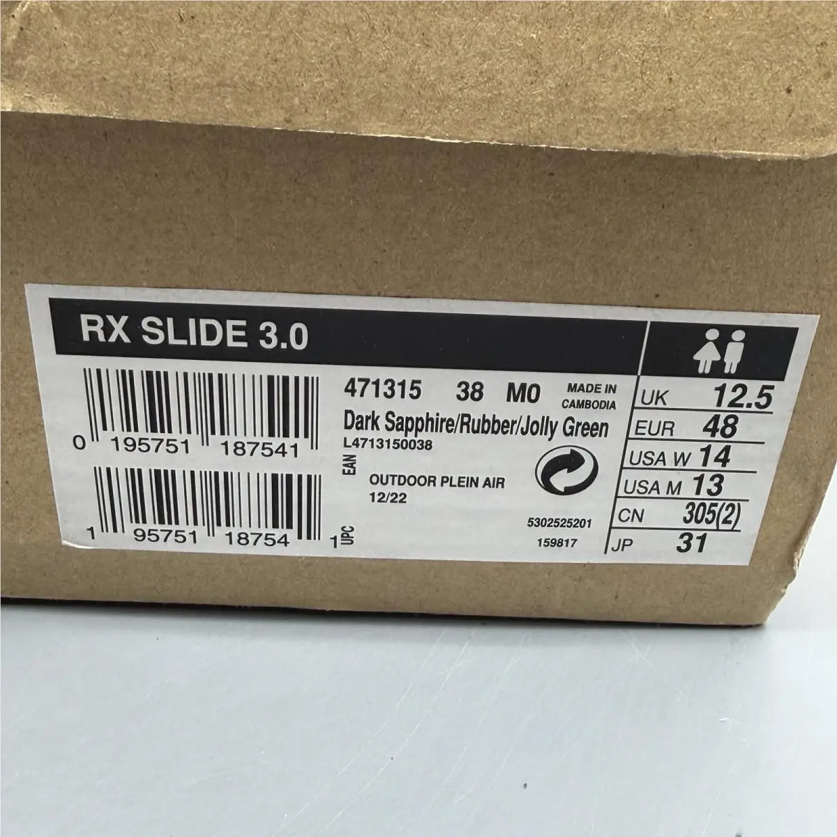 Salomon shoes - Salomon RX Slide 3.0 - Slide - 471315 - Multicolor (UPC: 0195751187541) 12