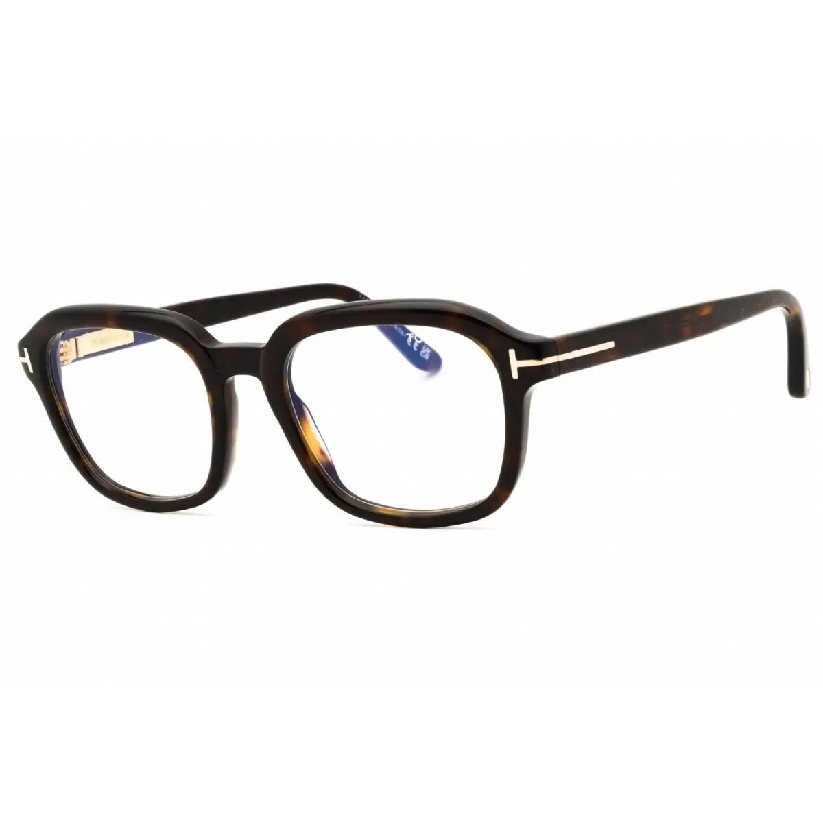 Tom Ford FT6060-B 052 Eyeglasses Dark Havana Clear Frame 53mm