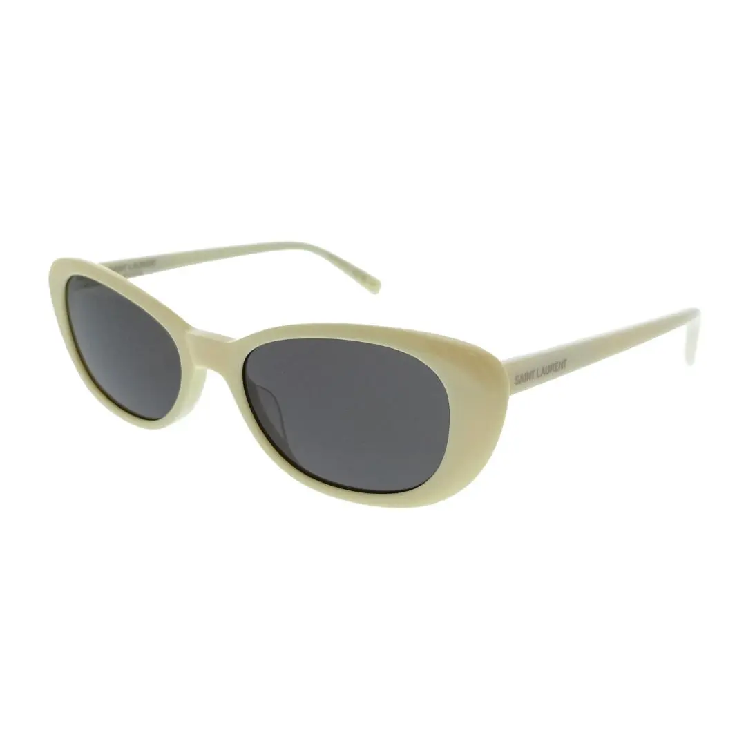 Saint Laurent SL 822-004 Ivory Oval Womens Sunglasses by Yves Saint Laurent