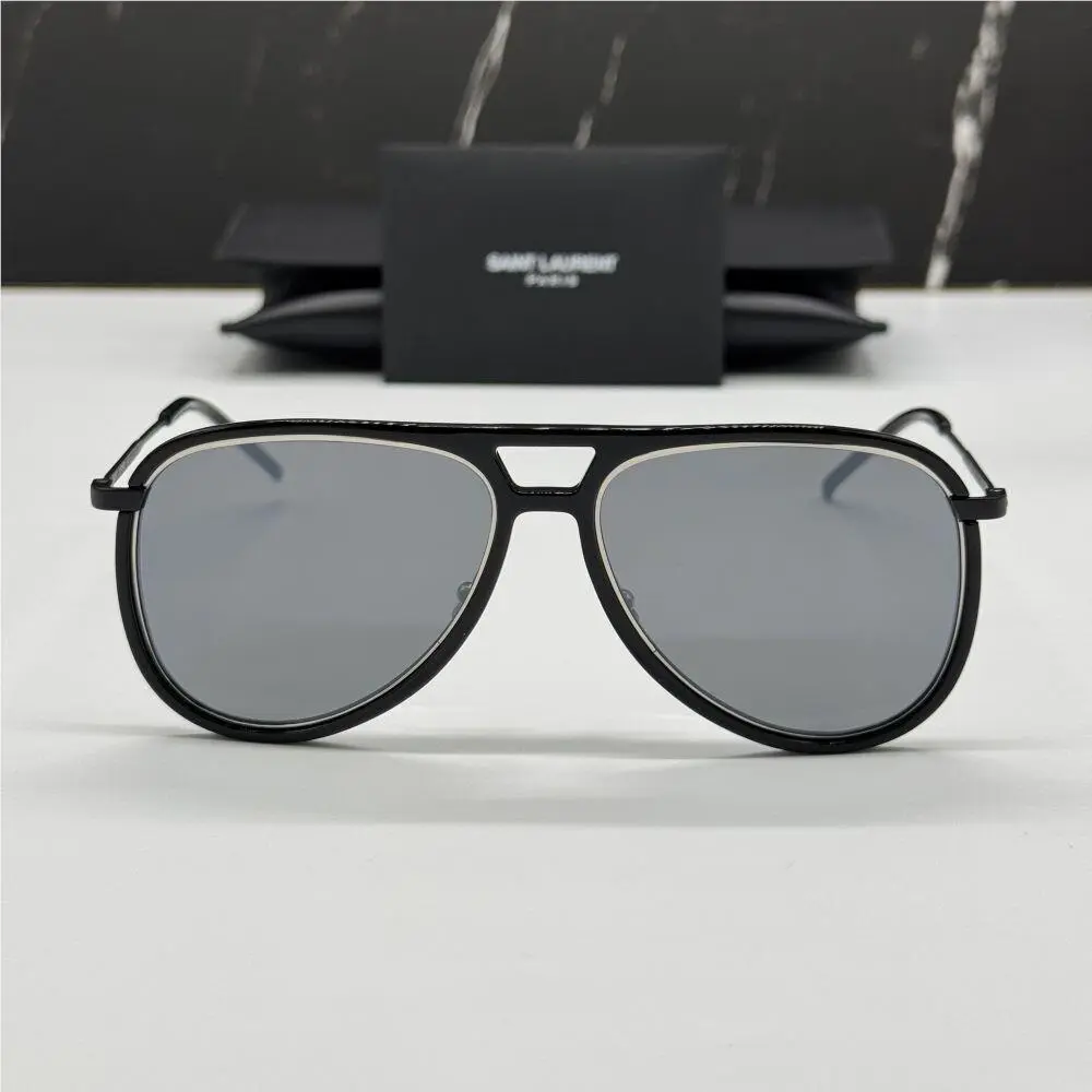 Saint Laurent Classic 11 Rim 002 Unisex Aviator Sunglasses Saint Laurent by Yves Saint Laurent