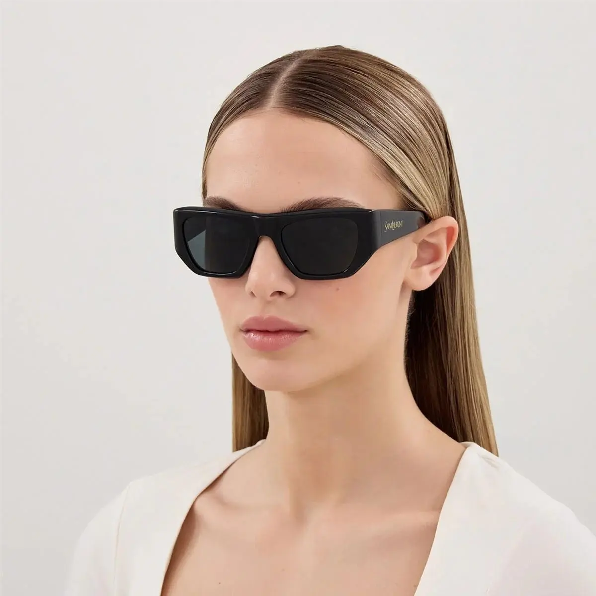 Saint Laurent Sunglasses SL740 005 Black Eyewear by Yves Saint Laurent