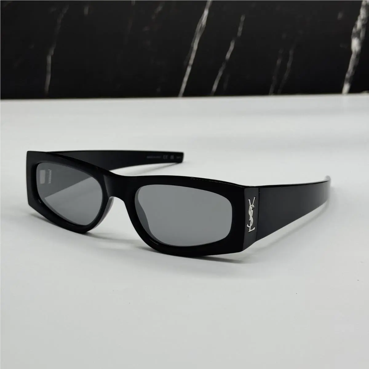 Saint Laurent SL M140 002 Black Silver Women Sunglasses by Yves Saint Laurent