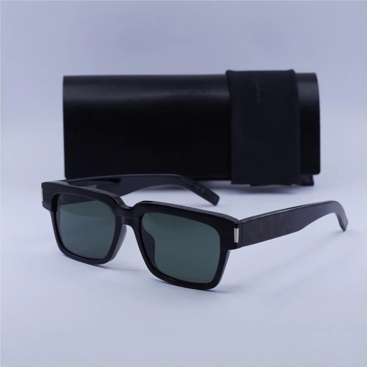 Saint Laurent SL732/F Vadim 002 Black/havana/grey 54-18-145 Sunglasses by Yves Saint Laurent