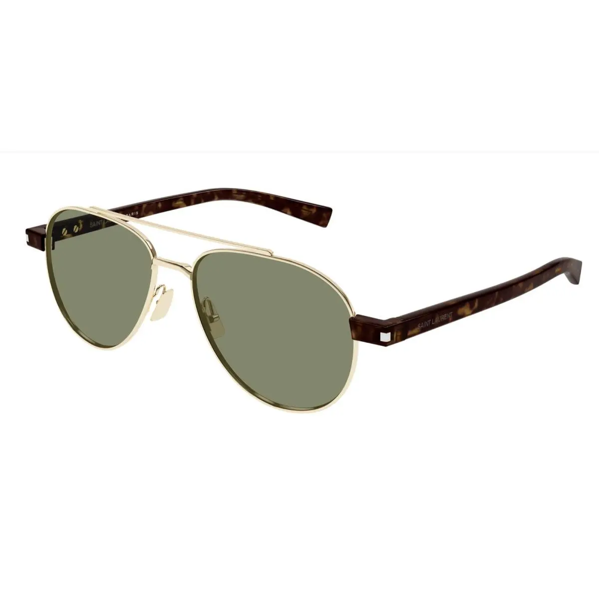 Saint Laurent SL 843 003 Gold Green 54 mm Men`s Sunglasses by Yves Saint Laurent