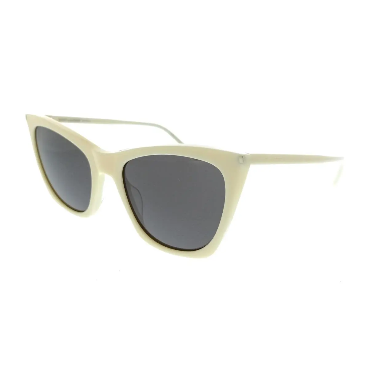 Saint Laurent SL 214 Kate THIN-005 Ivory Cat Eye Womens Sunglasses by Yves Saint Laurent