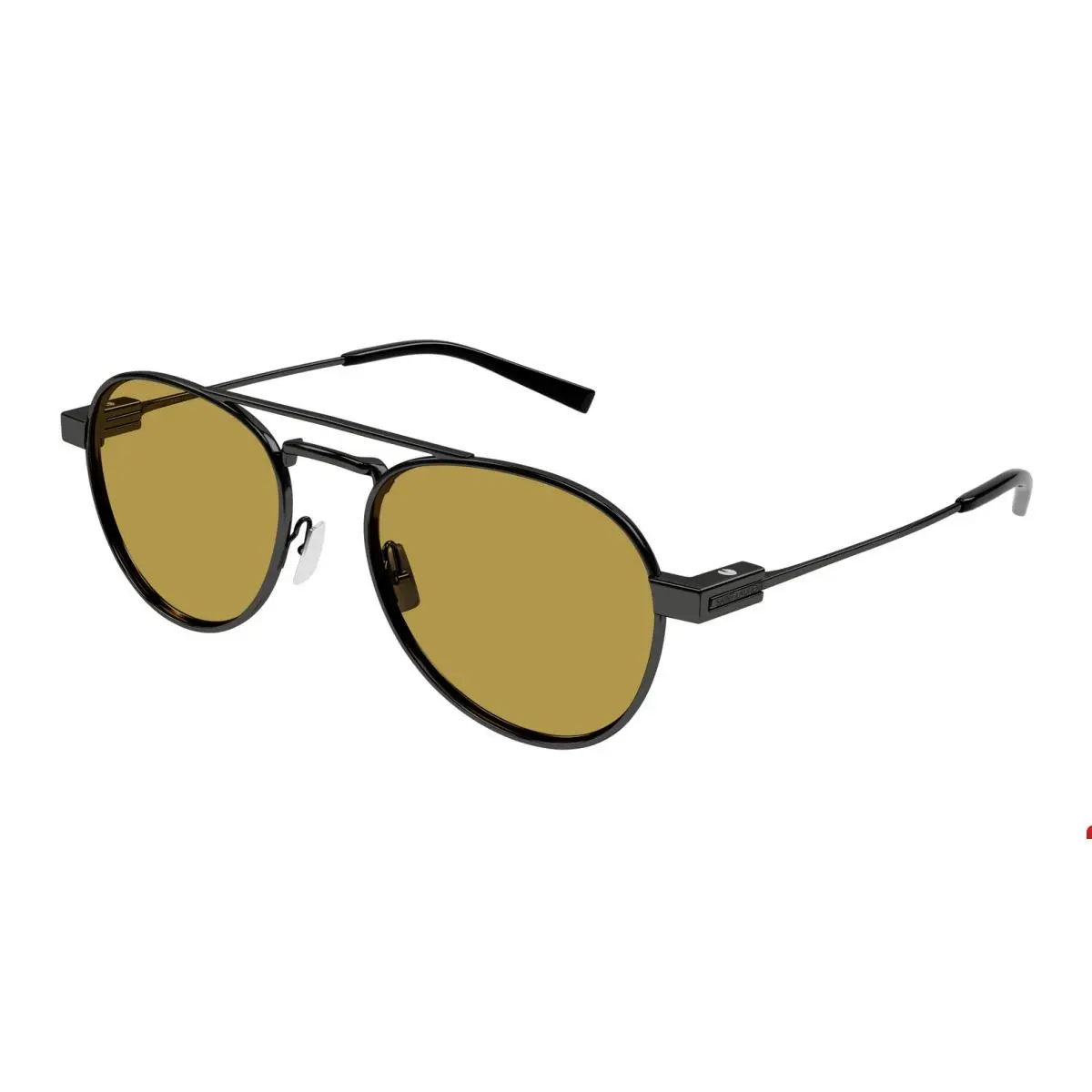 Saint Laurent Ysl SL708 004 Ruth Hyper Rimlock Round Aviator Sunglasses Gold Len