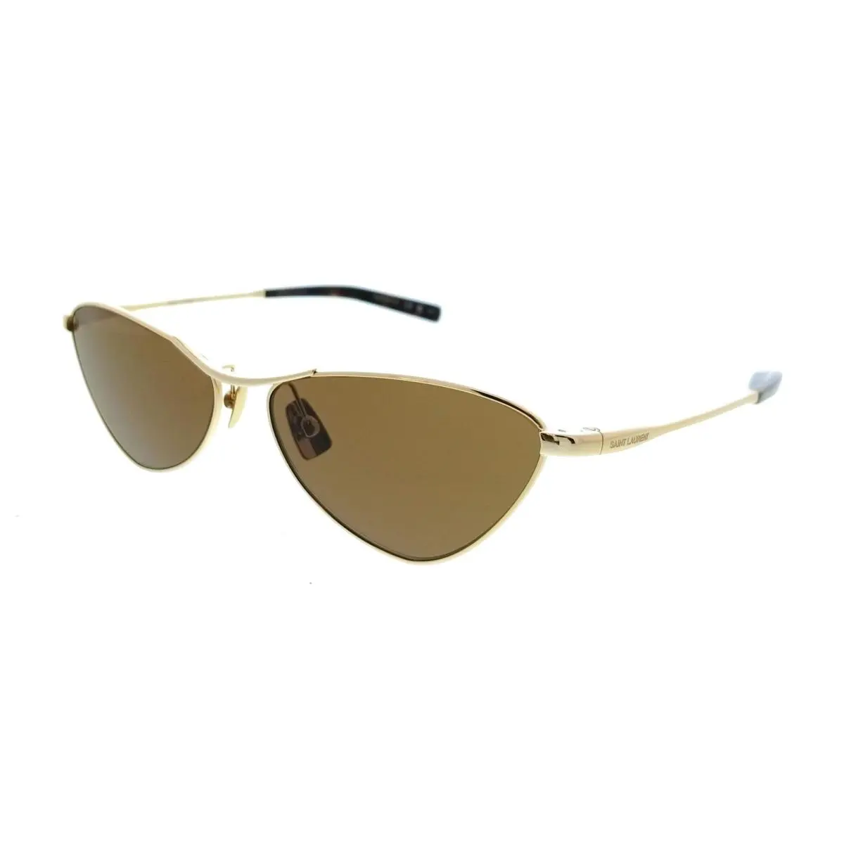 Saint Laurent SL 830-004 Gold Brown Cat Eye Womens Sunglasses by Yves Saint Laurent