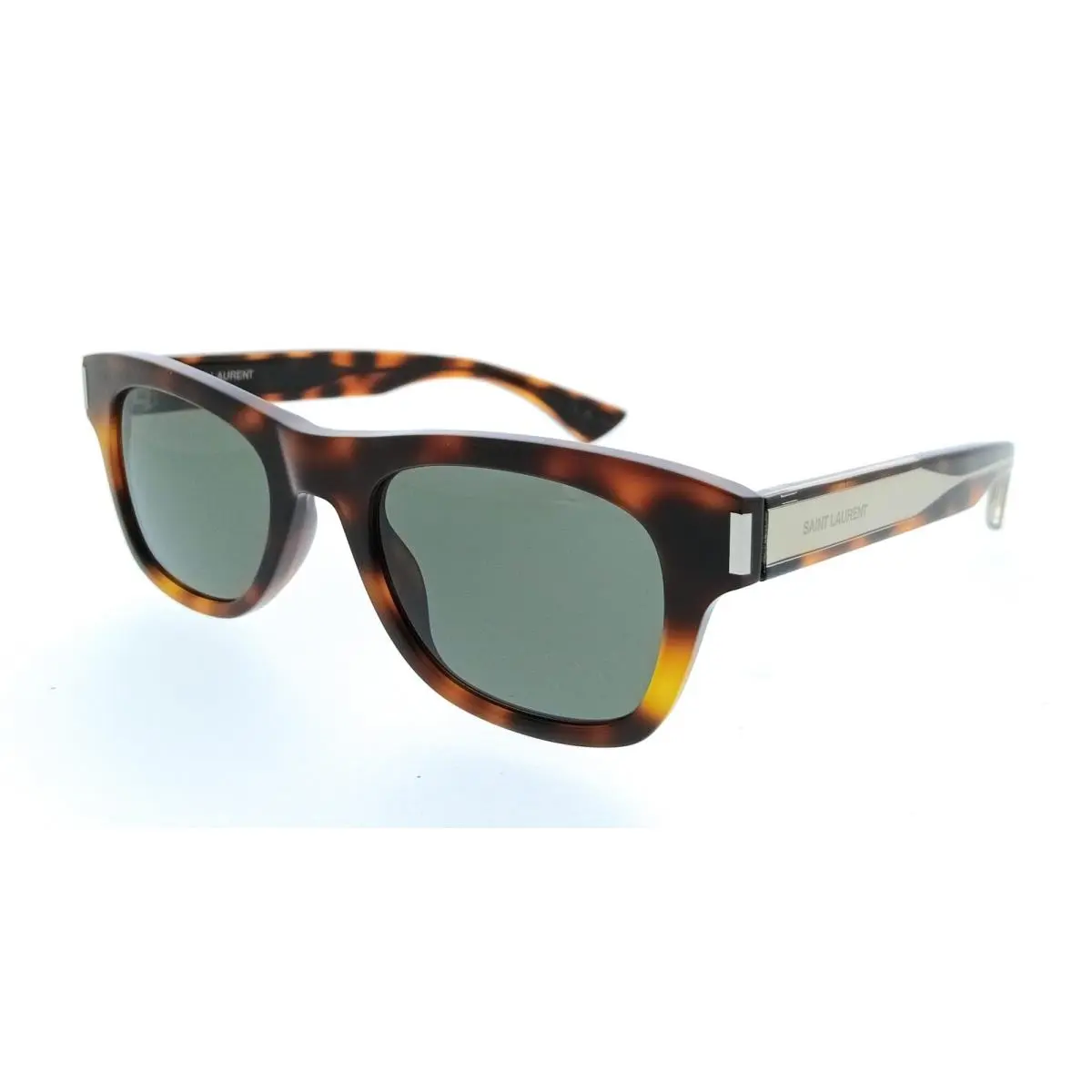 Saint Laurent SL 877-003 Havana Square Womens Sunglasses by Yves Saint Laurent
